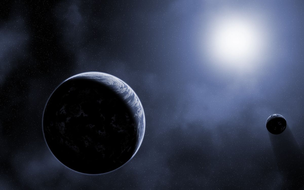 Pleine Lune Dans le Ciel. Wallpaper in 3840x2400 Resolution