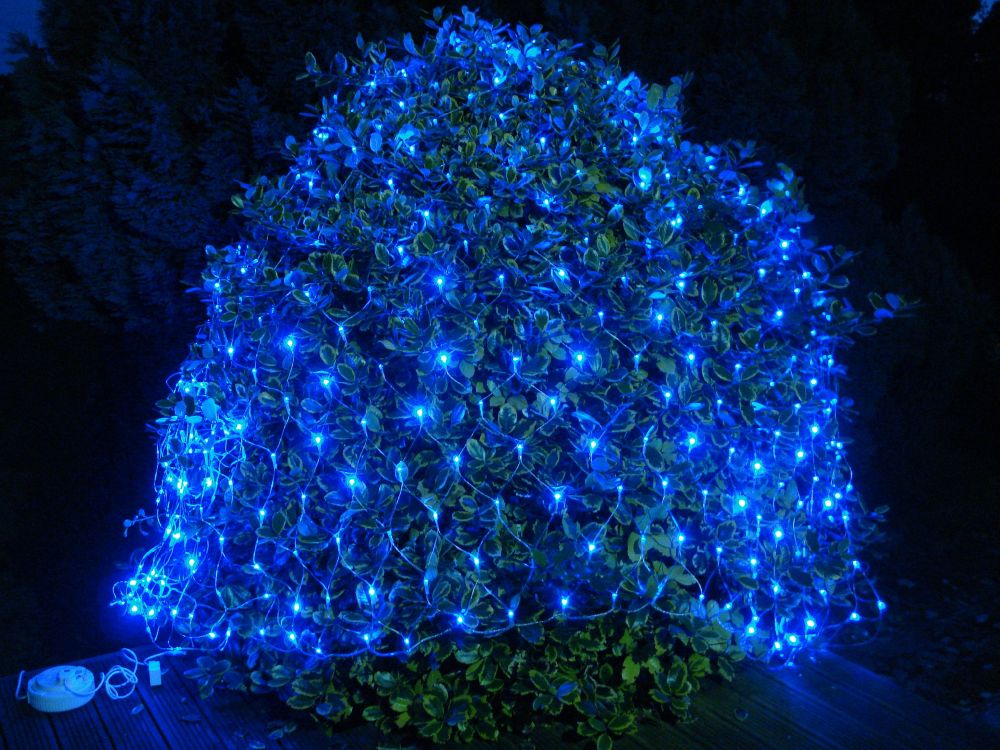 Led-Lampe, Weihnachtsbeleuchtung, Nachtlicht, Licht, Blau. Wallpaper in 3072x2304 Resolution