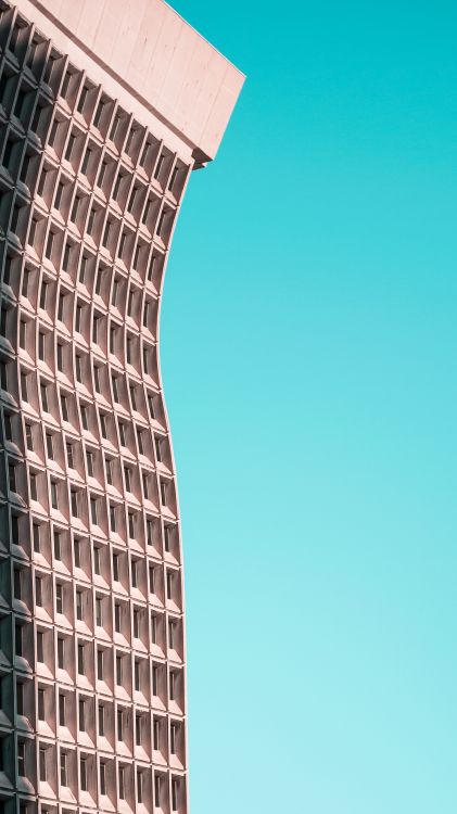 Wahrzeichen, Gebäude, Wolkenkratzer, Azure, Tower. Wallpaper in 2478x4406 Resolution