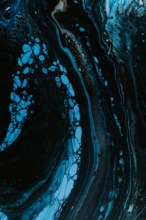 Blaue Und Weiße Wasserspritzer. Wallpaper in 3977x5966 Resolution