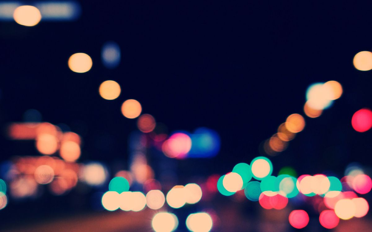Fotografía Bokeh de Luces Durante la Noche.. Wallpaper in 3840x2400 Resolution