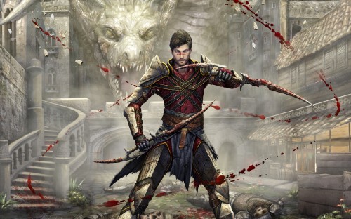 Image pc game, armour, dragon age, cg artwork, warrior