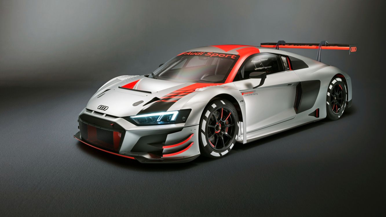 r8 Lms 2019, Audi r8 Lms Gt4, Audi, Coche, Salón Del Automóvil De París. Wallpaper in 3840x2160 Resolution