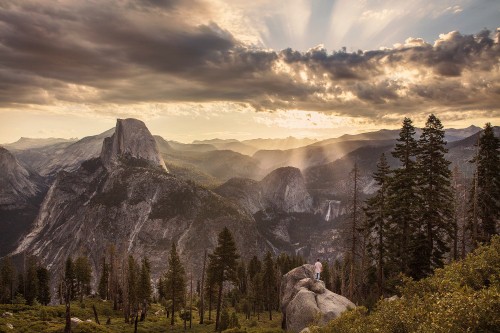 Image nature, mountainous landforms, highland, Haystack Rock, mountain range