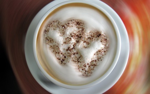 Image white ceramic bowl with white powder