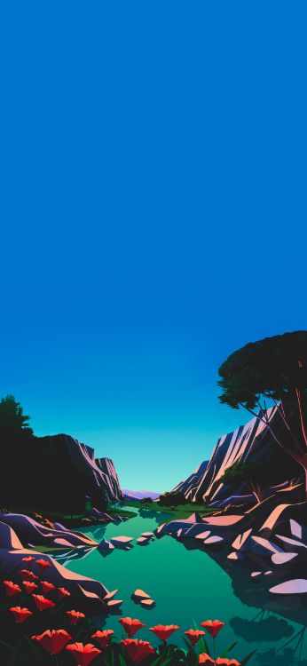 Air, Linux, Azure, 自然景观, 旅行 壁纸 1284x2778 允许