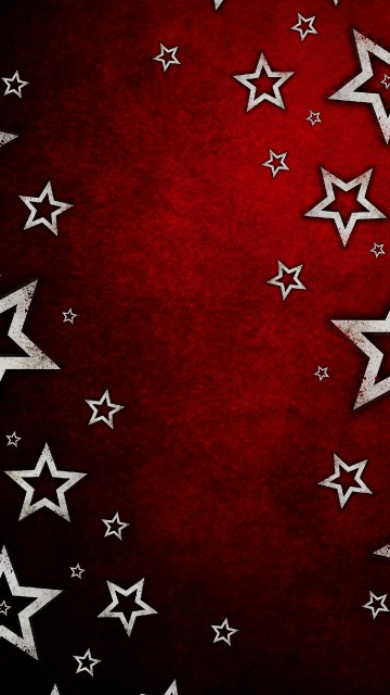 Image star, red, red star, black, canvas