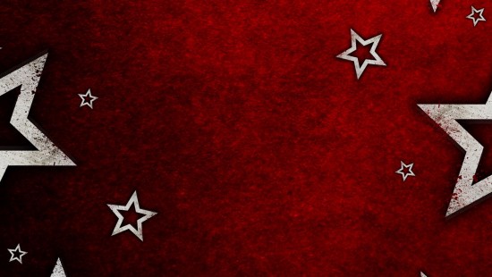 Image star, red, red star, black, canvas
