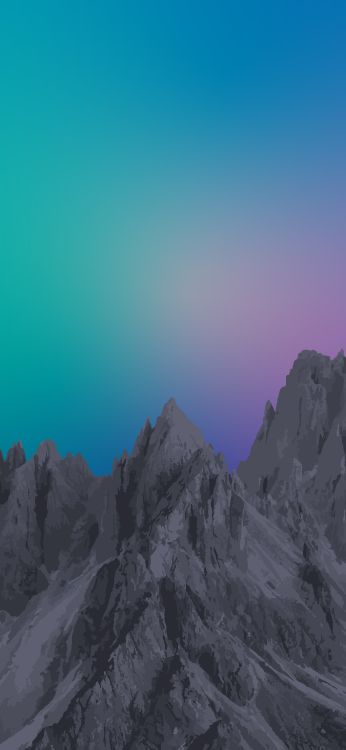 Android, Smartphone, Tablet, Mountain, Slope. Wallpaper in 2410x5218 Resolution