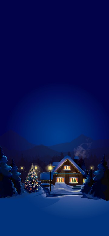 Image snow, mount scenery, winter, night