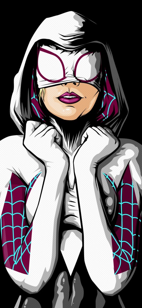 Image gwen stacy, poster, xiaomi redmi 10 prime, art, ghost-spider