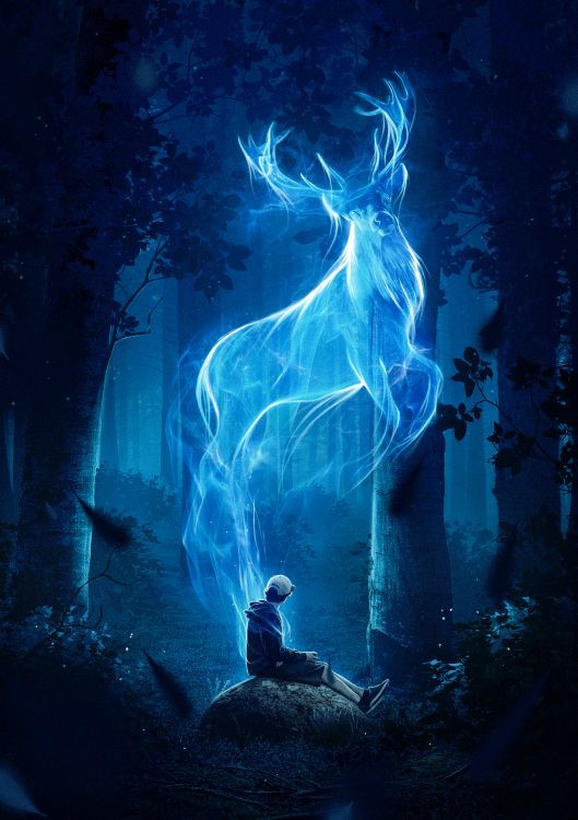 Charme Patronus, Patronus, Art, Concept Art, Art Fantastique. Wallpaper in 2400x3399 Resolution