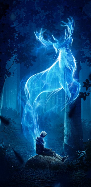 Image patronus charm, patronus, art, concept art, fantastic art