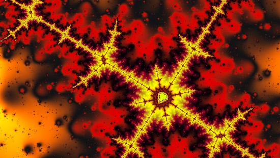 Image yellow and red star illustration