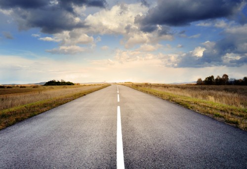 Image road, natural landscape, cloud, horizon, asphalt