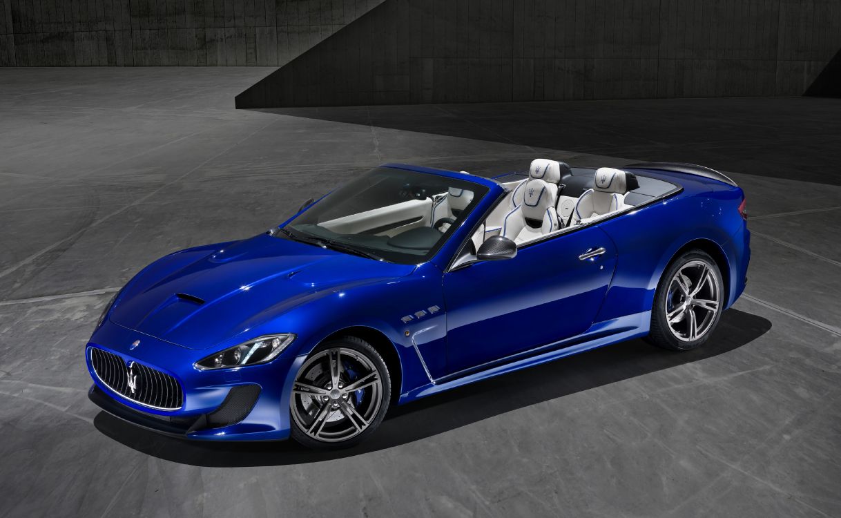 Azul Chevrolet Camaro Convertible Coupe. Wallpaper in 4096x2521 Resolution