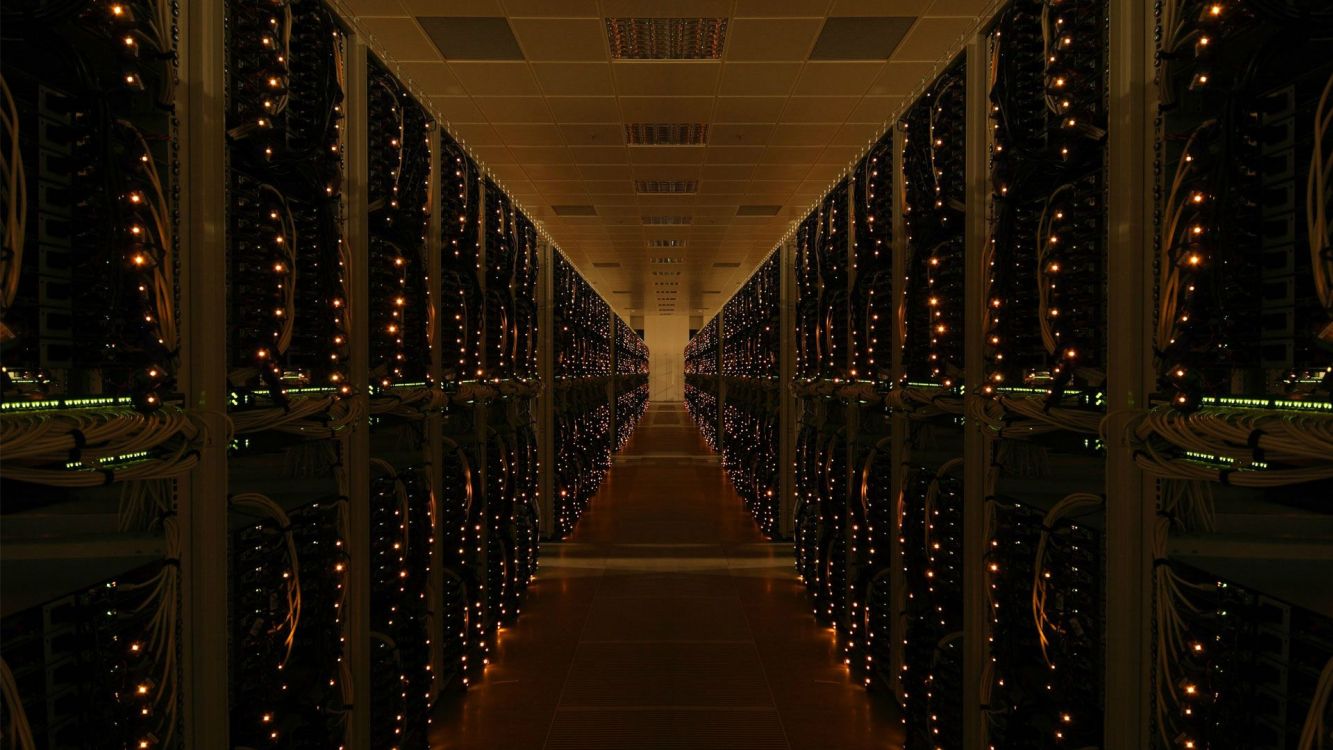 服务器机房, 数据中心, 对称, 建筑, 资本市 壁纸 3840x2160 允许