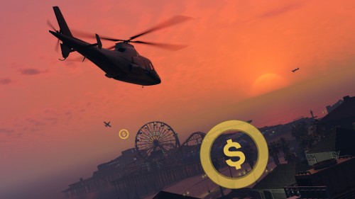 Image grand theft auto v, rockstar games, open world, playstation 4, helicopter