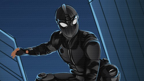 de vuelta en spiderman negro