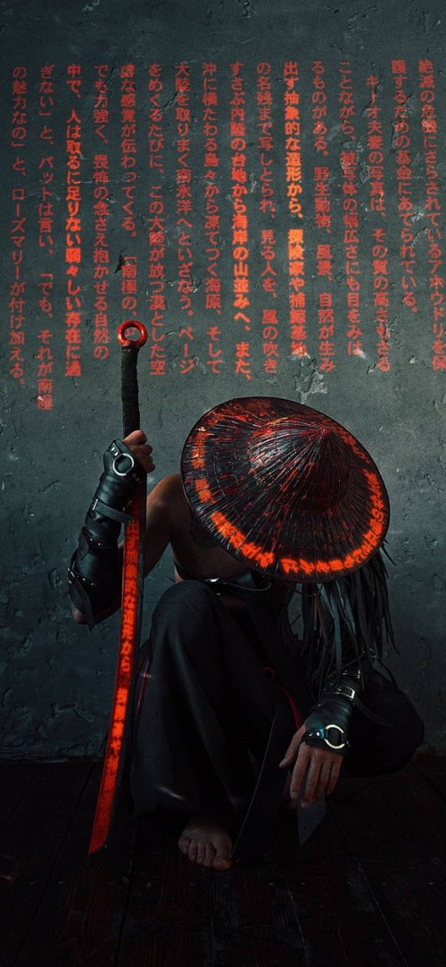 Image art, samurai, entertainment, watch, musician