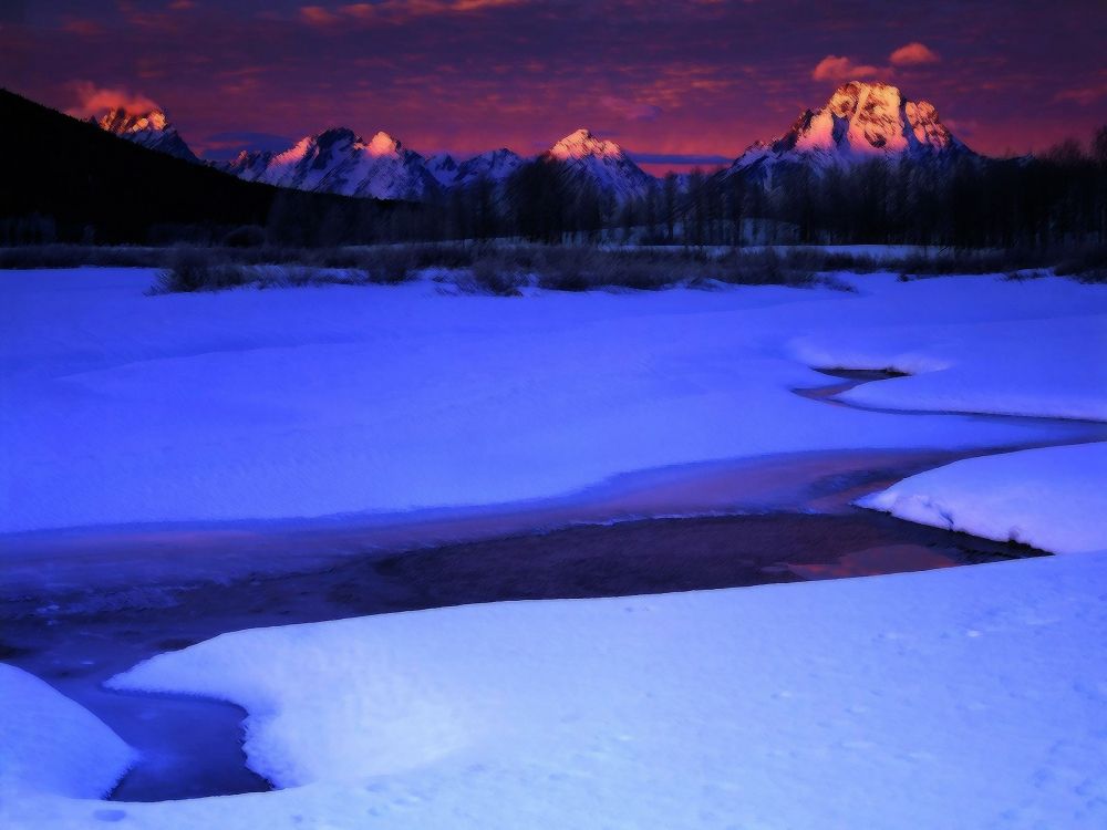 Champ Couvert de Neige Pendant la Journée. Wallpaper in 2560x1920 Resolution