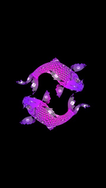 Image purple and green dragon illustration