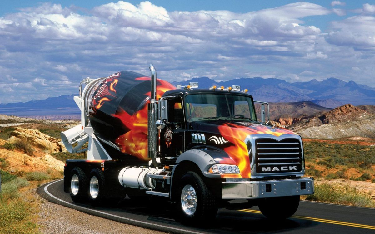 black and orange truck on road during daytime