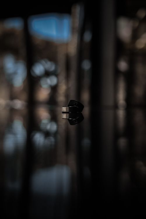 black lantern in bokeh photography