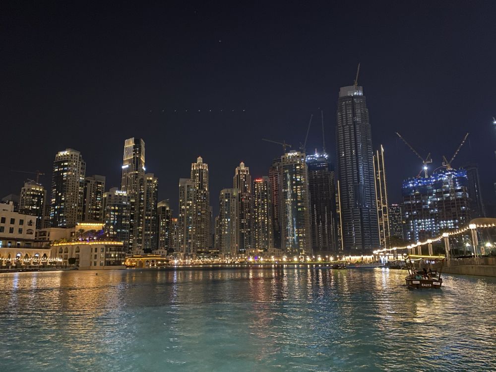 Dubaï, Paysage Urbain, Nuit, Tour de Bloc, Métropole. Wallpaper in 2048x1536 Resolution