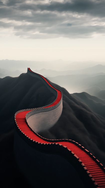 Sommet, Pente, Terrain, Les Reliefs Montagneux, Horizon. Wallpaper in 1764x3136 Resolution