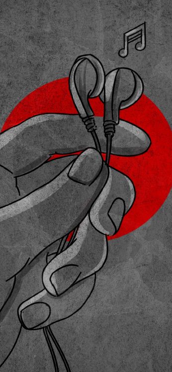 Dessin, Geste, Gris, Art, Illustration. Wallpaper in 1080x2340 Resolution