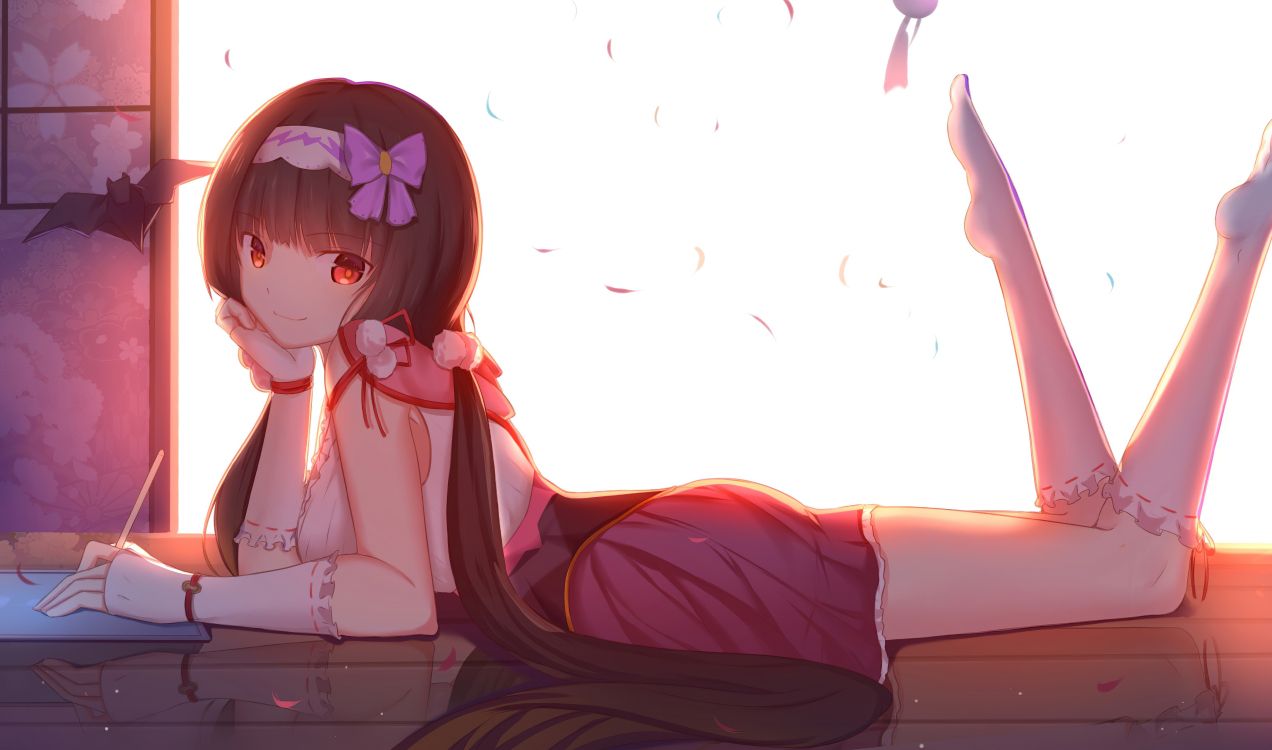 Schicksal Grand Order Osakabe, Osakabehime, Bein, Cartoon, Geste. Wallpaper in 3840x2264 Resolution