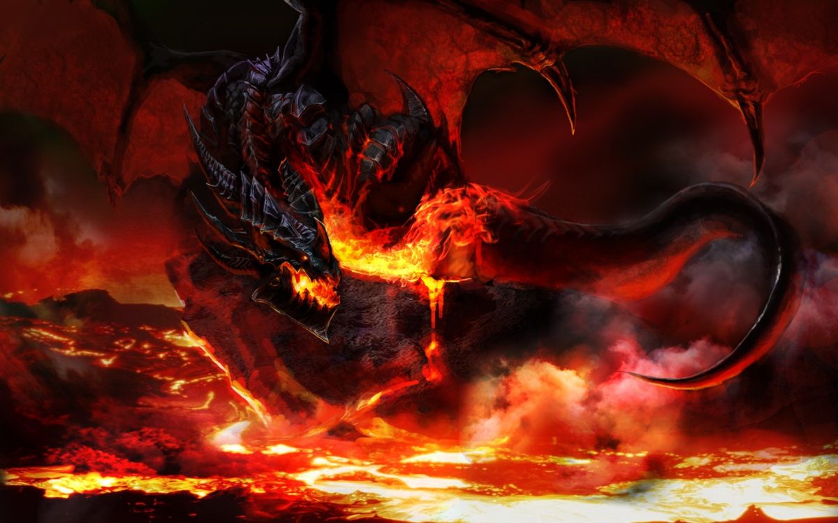 龙, 热, 尾巴, 虚构的人物, 世界的魔兽 壁纸 1920x1200 允许