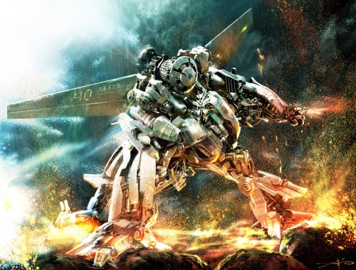 Image pc game, mecha, machine, Hawken, message