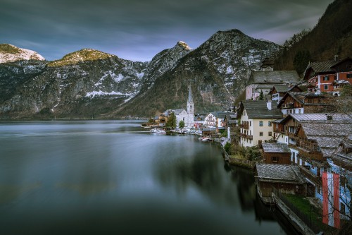 Image nature, water, fjord, reflection, mountain