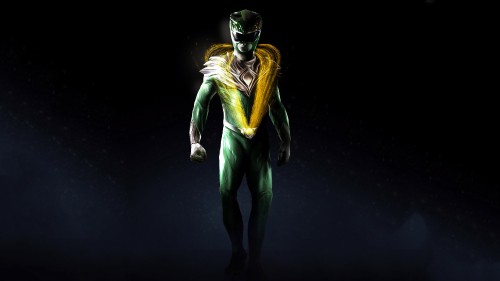 Image man in green and yellow suit