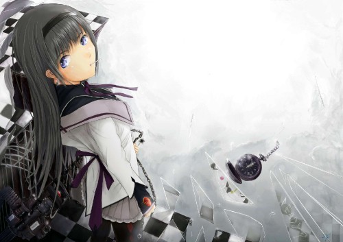 Image black haired male anime character