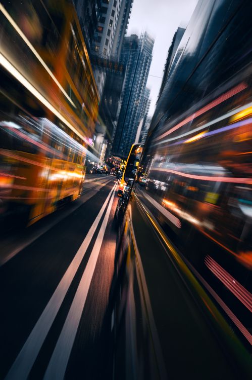 time lapse photography of cars on road during night time