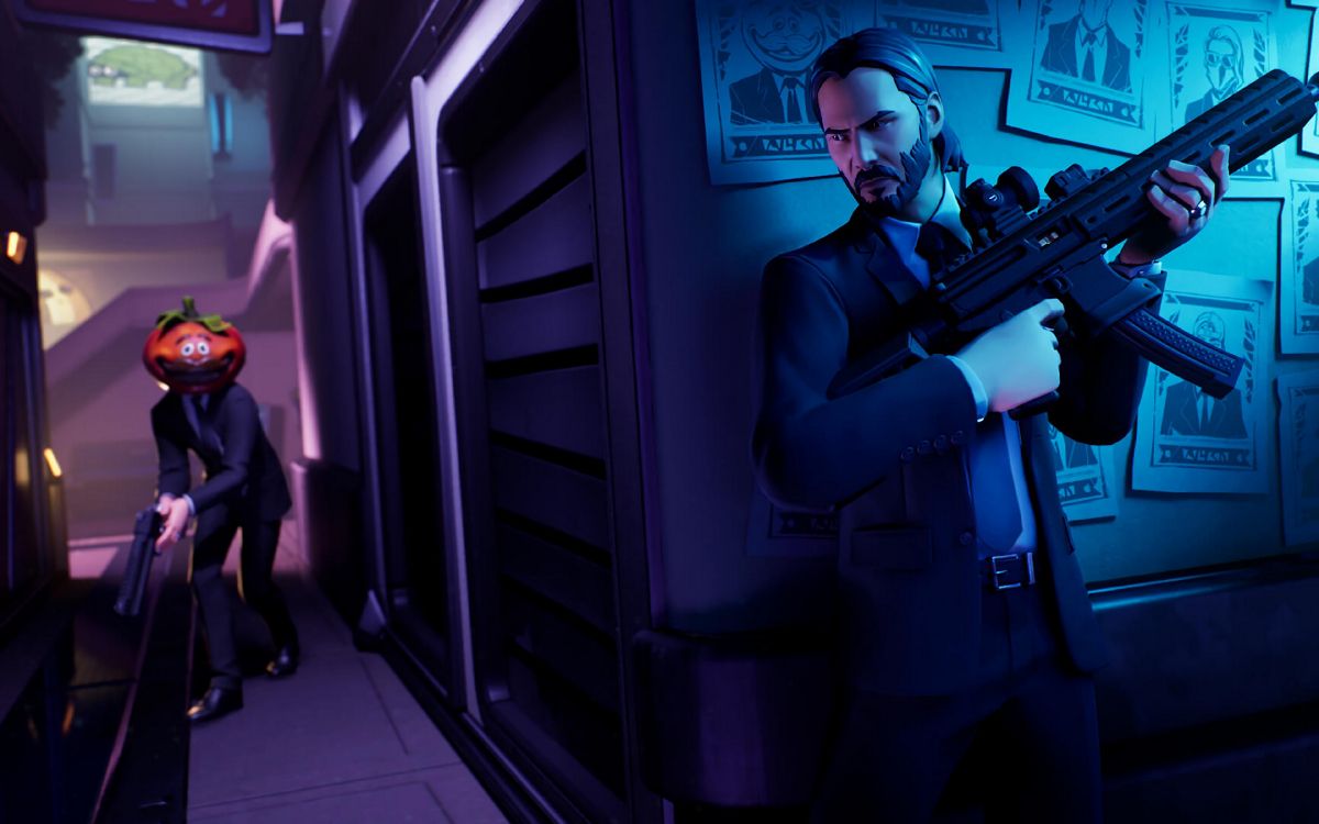 Fortnite, John Wick, Epic Games, Blau, Pc-Spiel. Wallpaper in 3840x2400 Resolution