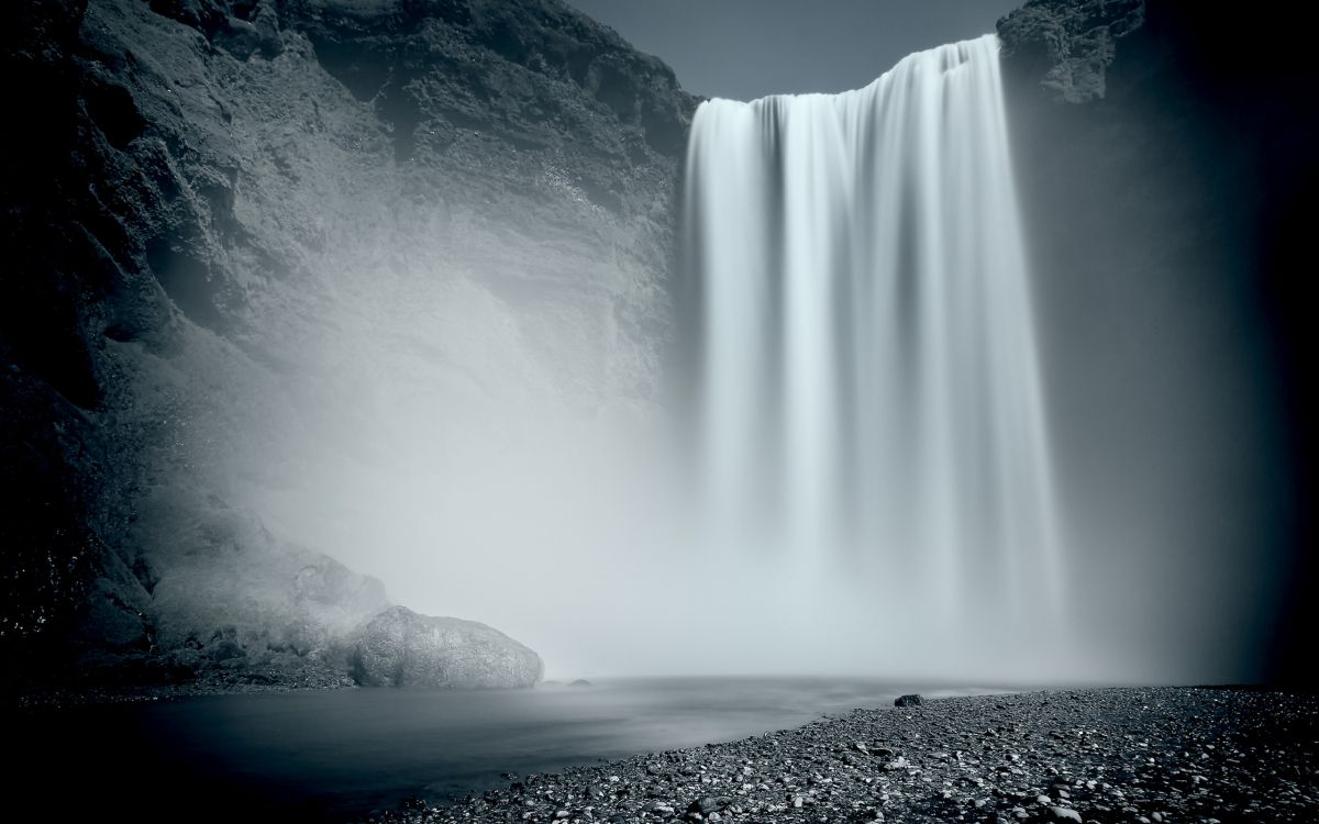 Wasserfall, Gewässer, Natur, Wasser, Wasserressourcen. Wallpaper in 2560x1600 Resolution