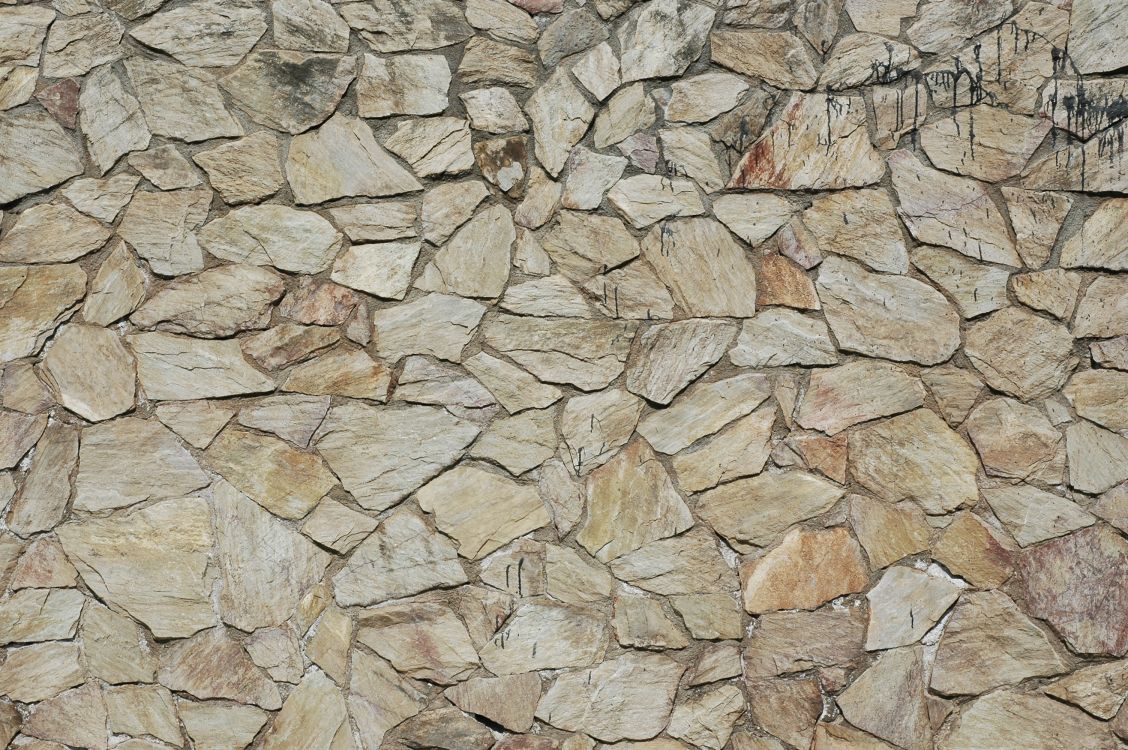 Braune Und Graue Steinmauer. Wallpaper in 3008x2000 Resolution