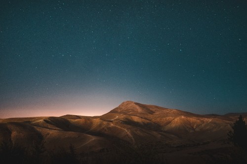 Image night sky, star, night, atmosphere, horizon