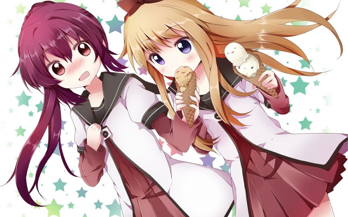 2 Illustration de Personnage D'anime Fille. Wallpaper in 1920x1200 Resolution