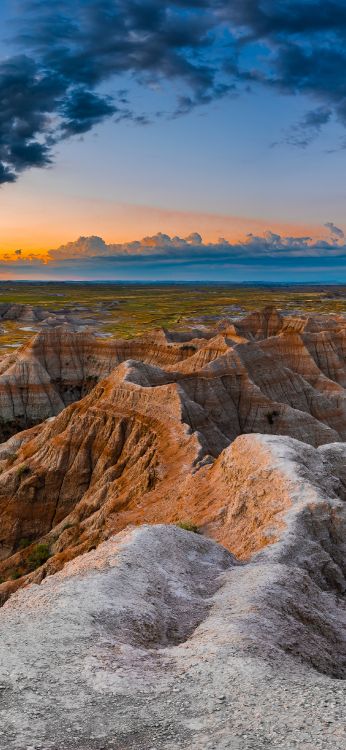Ödland, Badlands National Park, Theodore-Roosevelt-Nationalpark, Nationalpark, Yellowstone National Park. Wallpaper in 1860x4030 Resolution