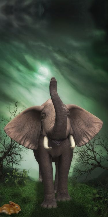 Affiche, Art, Peindre Avec Des Diamants, Sculpture, Faon. Wallpaper in 1200x2400 Resolution