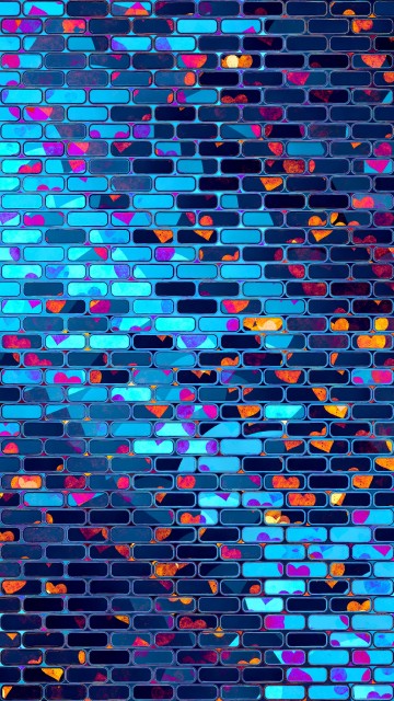 Image blue red and white abstract painting