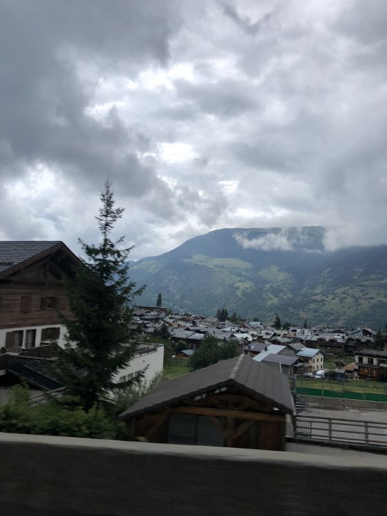 cloud, mountainous landforms, mountain range, highland, roof