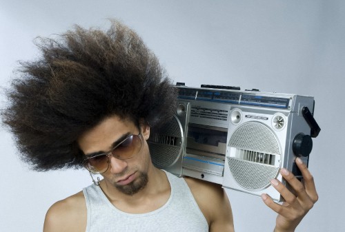 Image boombox, radio, audio equipment, album, Compact Cassette