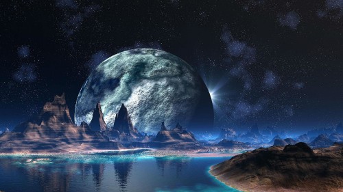 Image earth, planet, extraterrestrial life, nature, moon