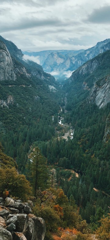 Image yosemite national park, national park, highland, valley, mountain range